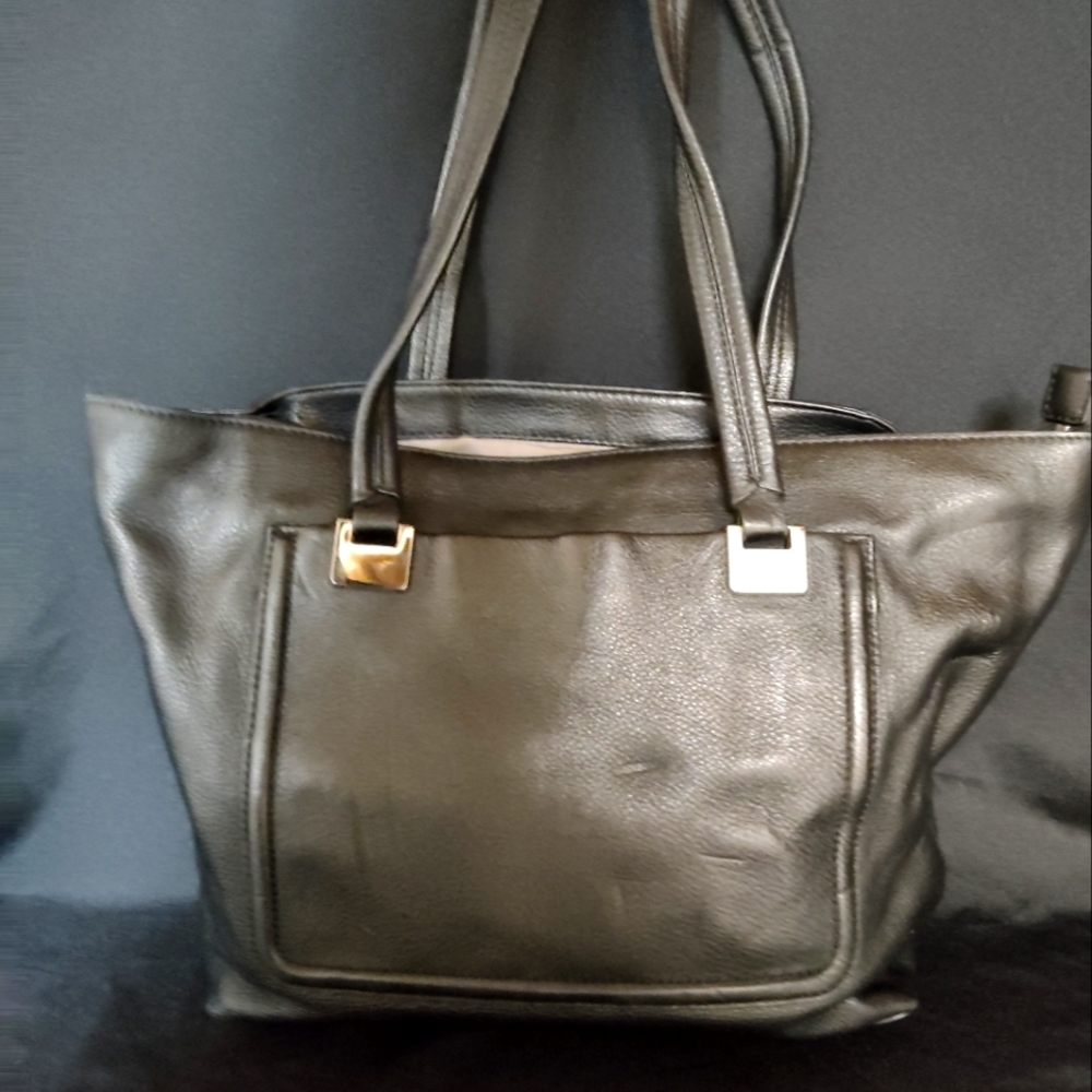 Vince Camuto pebble leather tote